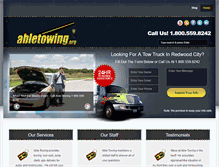Tablet Screenshot of abletowing.org